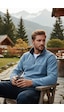 Buratti Slim Fit Anti-Pilling Tüylenme Yapmayan Bato Yaka Kışlık Şardonlu Erkek Polar 5906001 Açık Mavi
