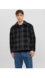 Jack & Jones Jack&Jones Gömlek Yaka Kapitone Siyah Erkek Mont 12238915 001