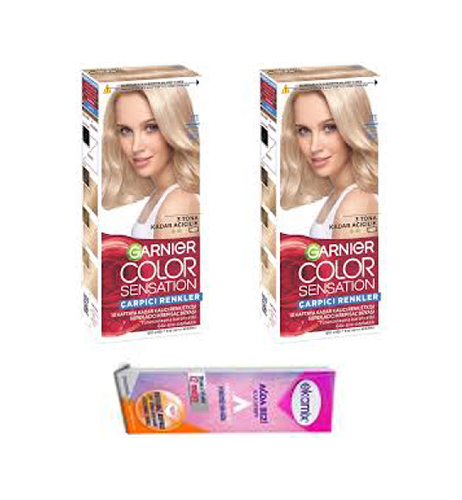 Garnier Çarpıcı Renkler Boya 111 Ekstra Açık Gümüş Sarısı 2 Adet