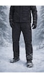Vatan Tekstil İçi Polarlı Kışlık İthal Softshell Rüzgar Geçirmez Su İtici Kumaş Erkek Pantolon Siyah