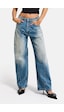 it's basic Kadın T.kot Rengi 4s6-32 Mid Rise Baggy Barrel Komfort Kumaş Denim Jean