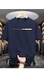 Unisex Face The Future Baskılı Oversize Tshirt Lacivert Unisex Face The Future Baskılı Oversize Tshirt Lacivert