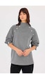 Seçil Kadın Dik Yaka Düğme Detaylı Sweatshirt 1011 Gri Gri