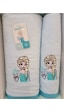 Özdilek Dsny Frozen Snowflake Mavi Banyo Seti Mavi