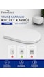 D Form Klozet Kapağı Yavaş Kapanır Soft Close Sessiz Kapanma Klozet Kapağı Beyaz
