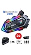 Y20 Max Motosiklet Bluetooth 5.3 Kask Intercom 2 Kişi 300 Metre E