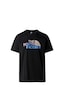 The North Face M S/s Mountaın Lıne Tee Erkek T-shirt Nf0a87ntjk31 001