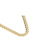 Erkek 6 Mm Çelik Zincir Kolye Gold Gold