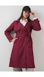 Bigdart 5918 Kruvaze Yaka Trençkot - Bordo