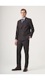 İmza Kahverengi-bej Kırlangıç Yaka Çizgili Kruvaze 6 Drop Slim Fit Tam Astar Esnek Takım Elbise 1001260284 Kahverengi - Bej