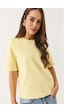Shade Kadın Bisiklet Yaka Vatkalı Pamuklu Basic T-shirt 241134 60283128 - Tereyağ Çok Renkli Shade Kadın Bisiklet Yaka Vatkalı Pamuklu Basic T-shirt 241134 60283128 - Tereyağ Çok Renkli