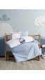 Cotton Box Punch Nakışlı Bebek Nevresim Takımı Miniyo Mavi