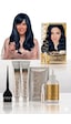 Maxx Deluxe Golden Beauty Set Saç Boyası 1.1 Mavi Siyah 2'li + Fırça