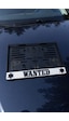 Wanted Motor Plakalık G004