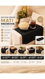 Porsima Lm-2005 Bambu Koltuk Matı Ahşap Kanepe Koltuk Kenarı Sehpa Yan Sehpa Katlanabilir Koltuk Kenarı Tepsisi 37x68cm Siyah