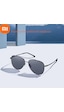 Xiaomi Mijia Nylon Pro Aviator Polarize Güneş Gözlüğü Uv400 Sus304 Paslanmaz Çelik Çerçeve 22gr 8 Katmanlı Oar Anti-reflektif Film Siyah