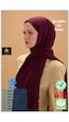Bambu Kraş Şal Tesettür Giyim, Yüksek Kalite, Hafif, Rahat, Şık, Premium, Lux, Shawl, Scarf Bordo
