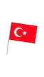 Sopalı Bez Bayrak 30x45 Türk Bayrağı - 3 Adet Diğer Sopalı Bez Bayrak 30x45 Türk Bayrağı - 3 Adet Diğer