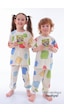 Zuzunga Renk Blokları Desenli Çocuk Pijama Takımı Minifigür Renklı Zuzunga Renk Blokları Desenli Çocuk Pijama Takımı Minifigür Renklı