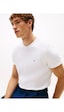 Tommy Hilfiger Klasik Sıfır Yaka T-shirt Beyaz