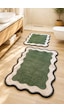 Nehogreen Shape 60x100 50x60 Kaydırmaz Tabanlı 2'li Banyo Paspas Seti Takımı 2li Shape