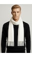 Tarz Cool Unisex Polar Atkı Beyaz
