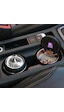 Premium Lüks Gümüş Araç İçi Küllük - Işıklı Otomatik Kapaklı - 1 Adet