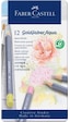 Faber-Castell Goldfaber Aqua Boya Kalemi 12’li Pastel Renkler, Yüksek Pigmentli, Suya Dayanıklı, Kolay Açılabilir