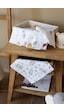 Lizayn Home Pamuklu Müslin 10'lu Karışık Desen Bebek Ağız Mendili Çift Taraflı Açık Sarı