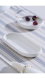Acar Rumi Oval Kayık Tabak - 23 Cm Beyaz