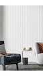 50cm X 50cm 1 Adet 3d Abs Malzeme Pvc Dayanıklı Duvar Paneli Silinebilir Lambiri Model Beyaz Panel