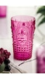Akrilik Pembe Tekli Uzun Bardak & Su Meşrubat Bardağı 750 Ml Büyük Boy & Cam Değildir Çok Rekli