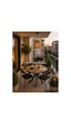 Çam 4 Kişilik Minderli Balkon Takımı, Balkon Masası, Balkon Sandalyesi, Yuvarlak Masa, Yemek Masası, Mutfak Masa Sandalye Takımı, 4 Sandalye 1 Masa Çam/siyah-siyah