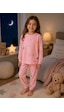 Durukoza %100 Pamuk 4 Mevsim Çocuk Pijama Takımı 8-13 Yaş Yumuşak Dokulu Pembe