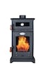 Etinova Ember İf-11 Odun Ve Pelet Yakan Fırınlı Büyük Şömine Tipi Soba
