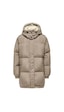 Only Kapüşonlu Vizon Kadın Mont 15294690 001