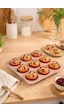 Porsima 30017-1 Silikon 9lu Muffin Kalıbı Köstebek Kek Kalıbı Krem 24,5cm