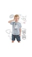 Ahoy Kedi Erkek Çocuk Yazlık T-shirt Şort Takım Ahoy Kedi Erkek Çocuk Yazlık T-shirt Şort Takım