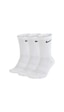 Nike Sx7664-100 Everyday Cushion Crew Unisex Çorap Beyaz