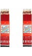 Faber-castell Kurşun Kalem Köşeli Mercanlı - 24 Adet