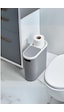 Gri Kapaklı Wc Kağıtlıklı Çöp Kovası & Ofis Çöp Kovası 10 Lt