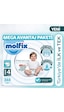Molfix Premium Mega Avantaj Paketi 4 Beden 344 Aadet 4 Numara 4'lü
