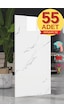 Cf-1035 10m2 55 Adet 30x60cm Yapışkanlı Mermer Desenli Karavan Banyo Wc Duvar Kaplama Paneli Beyaz
