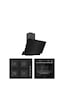 Ferre Fryart-Steamart SC Serisi Wok'lu Siyah 3'lü  XE64CS-SC405-D063 Ankastre Set