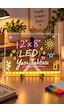 Yazı Çizim Tahtası Led Işıklı 20x30 Cm 7 Kalem Ve Stant Hediyeli Neon Işıklı Eğitici Not Tahtası Şeffaf Yazı Çizim Tahtası Led Işıklı 20x30 Cm 7 Kalem Ve Stant Hediyeli Neon Işıklı Eğitici Not Tahtası Şeffaf
