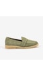 Kemal Tanca Kadın Casual Süet Loafer Ayakkabı Kauçuk Taban T101 Mint Suet