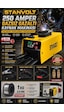 250 Amper Gazsız Gazaltı Kaynak Makinası Mıg/mma İnverter Kaynak Makinesi 220v Yerli Üretim 1 Kg 0.8