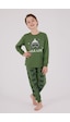 Rolypoly Erkek Çocuk Yeşil Pijama Takımı Rp3669-c-v1 Rolypoly Erkek Çocuk Yeşil Pijama Takımı Rp3669-c-v1