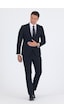 İmza Siyah Kırlangıç Yaka 6 Drop Slim Fit Tam Astar Esnek Takım Elbise 1001255011
