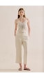 Manuka Keten Klasik Pantolon Bej Ss26pnt00035-10 No